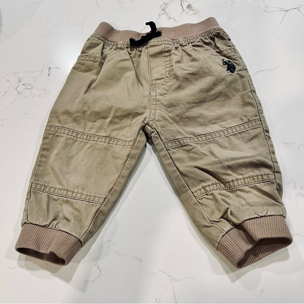 U.S  Polo Assn  Toddlers Khaki Pants 12 Months